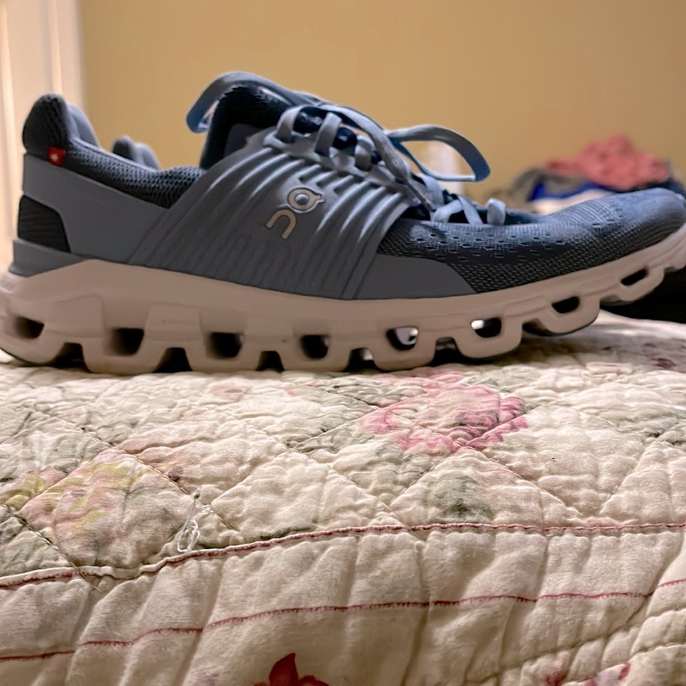 On cloud shoes